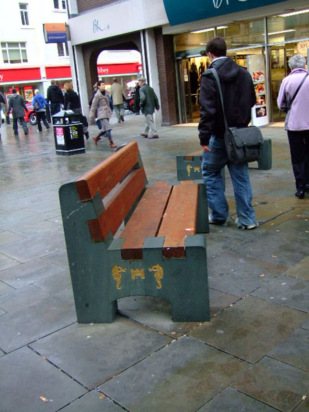 benches, newcastle, uk